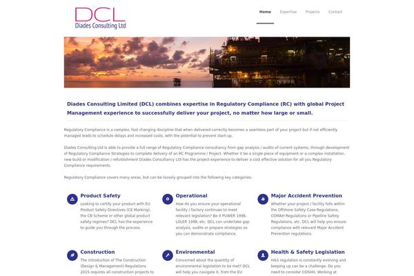 diadesconsulting.com site used Incredible Wp