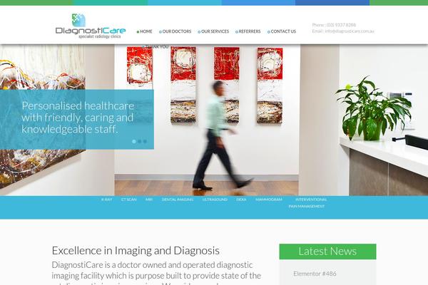 WordPress website example screenshot