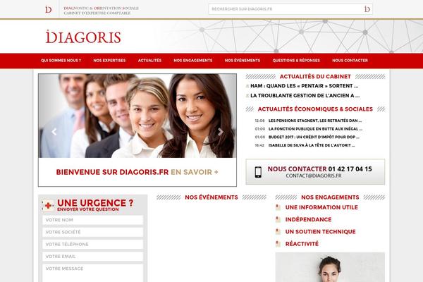 diagoris.fr site used Cesis_child_theme