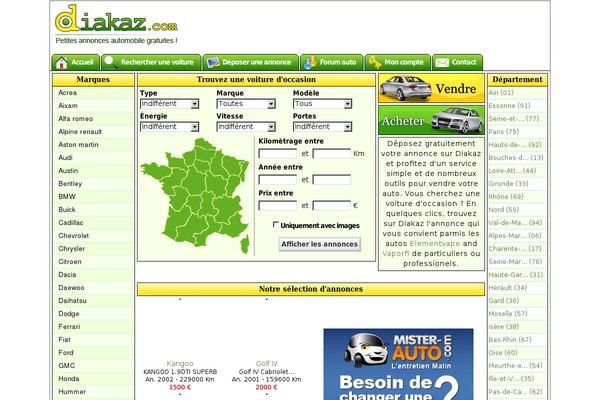 diakaz.com site used Annonces