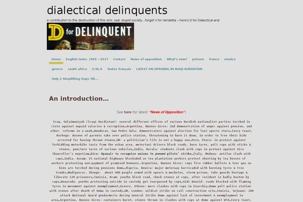 dialectical-delinquents.com site used Pilot Fish