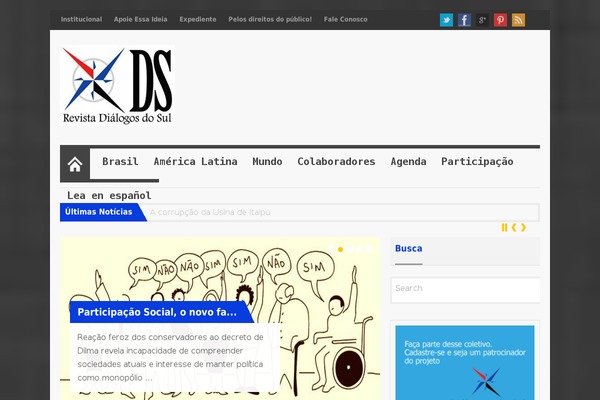 dialogosdosul.org.br site used Dialogos2015b1