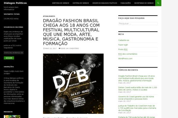 WordPress website example screenshot