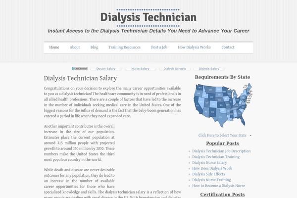 dialysistechniciansalary.org site used Clean-retina-child