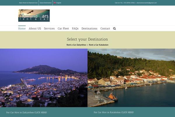 Diamond theme site design template sample