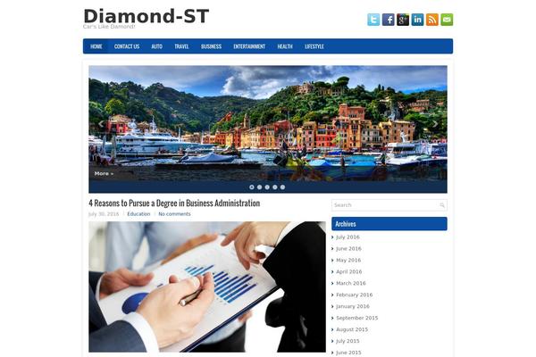 diamond-st.com site used Entro