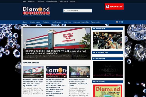 diamondeducationmagazine.com site used Diamond-education-magazine