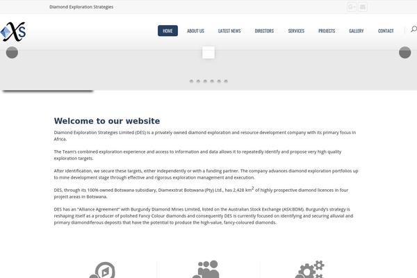 inCreate theme site design template sample