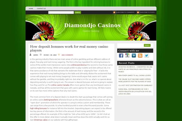 diamondjocasinos.com site used Greenluck