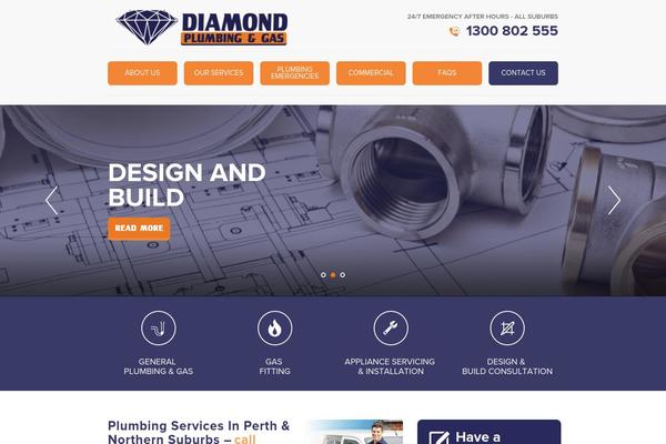 diamondplumbing.net.au site used Diamond-plumbing