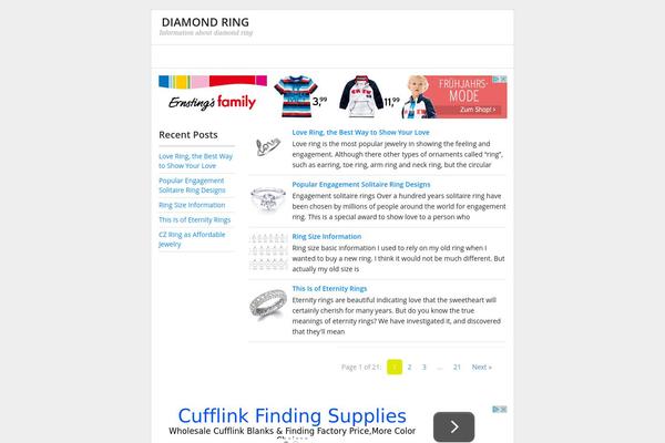 diamondringr.com site used Gzine