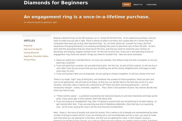 WordPress website example screenshot