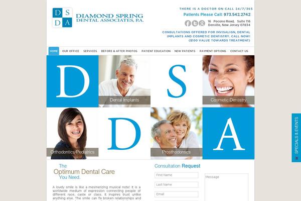 diamondspringdental.com site used Specialty-new