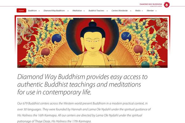 diamondway-buddhism.org site used Dwb_theme