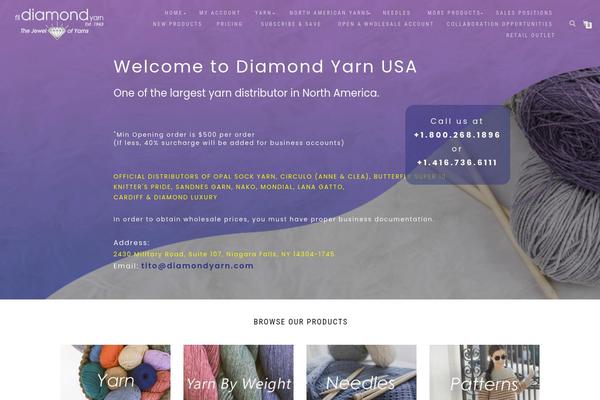 diamondyarnusa.com site used Shop-isle-child-theme