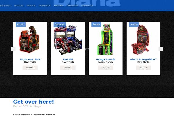 Diana theme site design template sample