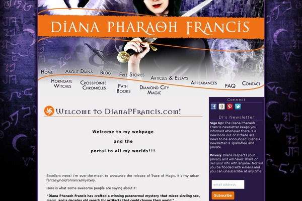dianapfrancis.com site used Purplemagic
