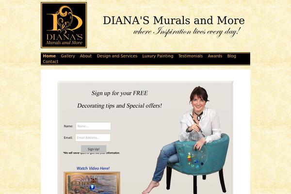 dianasmurals.com site used Diana