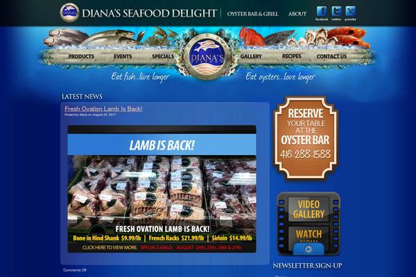 dianasseafood.com site used Dsf