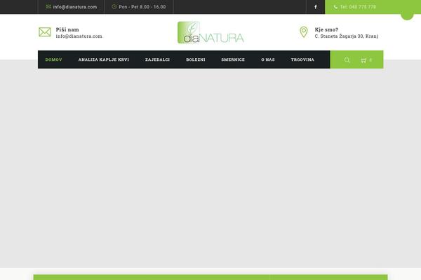 Nutricorp theme site design template sample