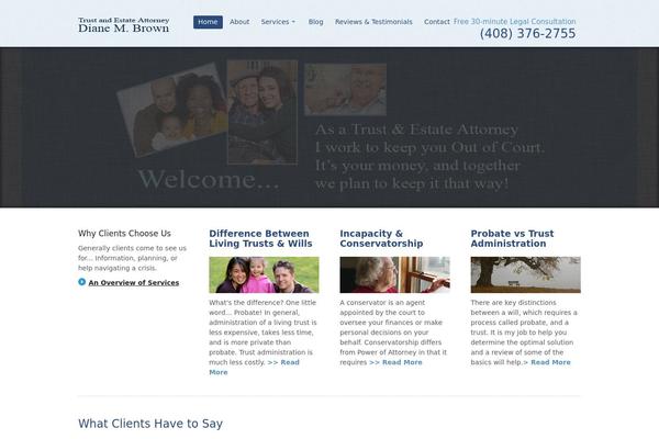 Whitelight theme site design template sample