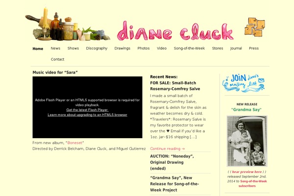 dianecluck.info site used Diane