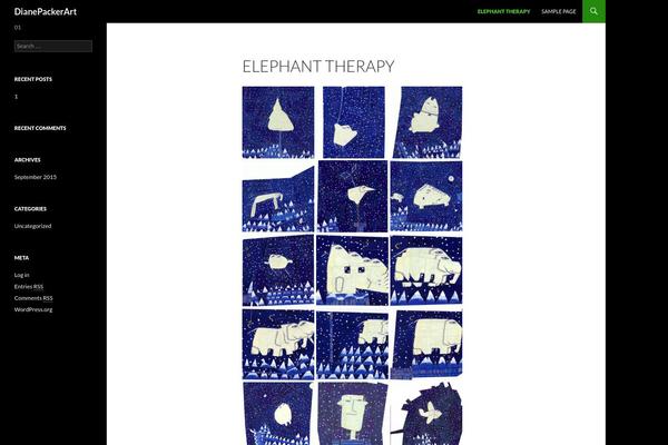 Twenty Fourteen theme site design template sample