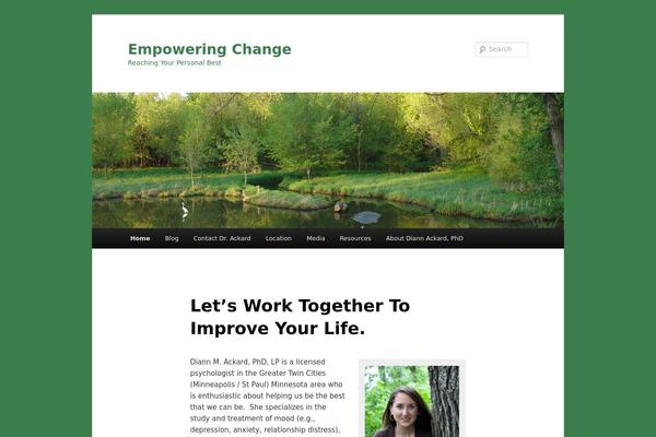 WordPress website example screenshot