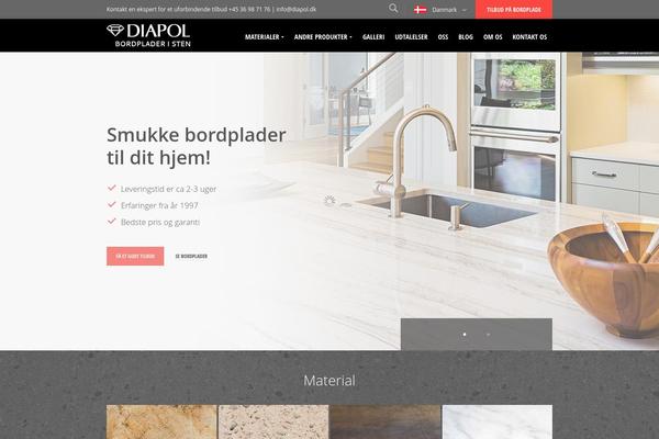 Diapol theme site design template sample