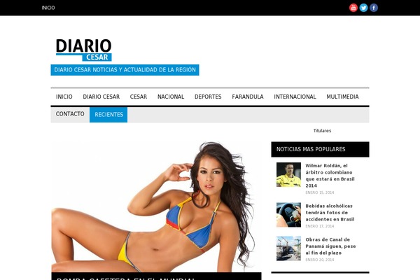 diariocesar.com site used Plantilla