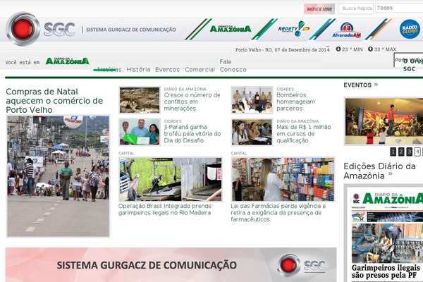 diariodaamazonia.com.br site used Redetvro2013