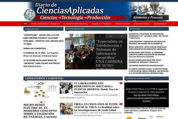 diariodeciencias.com.ar site used Zenko-ant