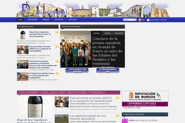 diariodelduero.com site used Tempskin