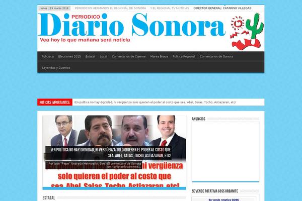 diariodesonora.com.mx site used Diarionew