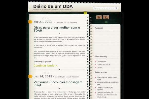 diariodeumdda.com site used Diary-1