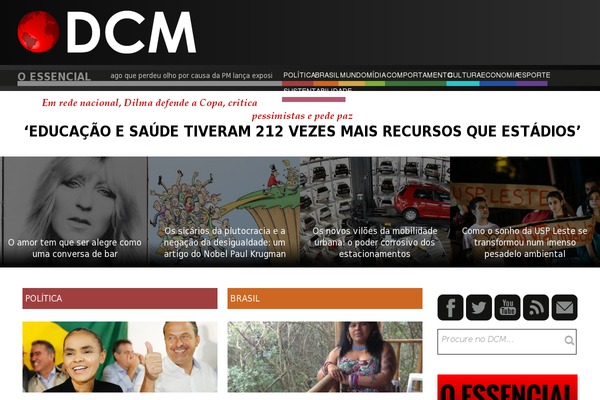 diariodocentrodomundo.com.br site used V2-dcm