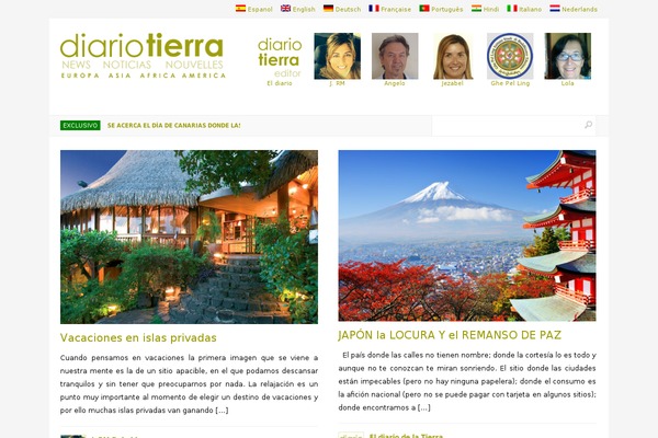 diariotierra.com site used Tenerifeblogger-v5-eldiariodelatierra