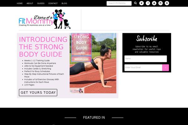 diaryofafitmommy.com site used Diaryofafitmommy