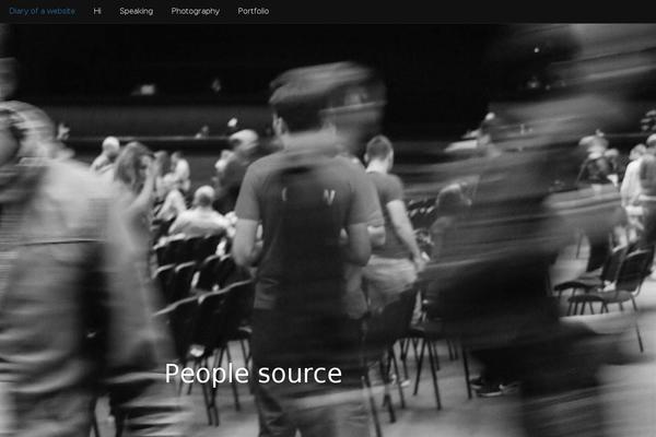 Vantage theme site design template sample