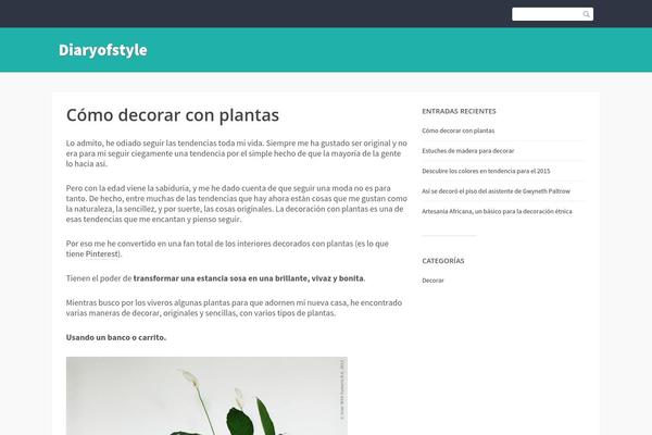 diaryofstyle.es site used Franklin