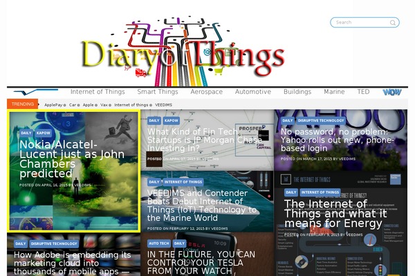 diaryofthings.com site used Wp_neuton5-v1.0.1