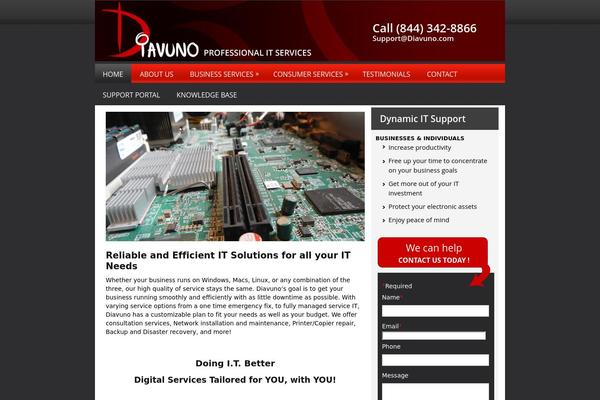 diavuno.com site used Surround