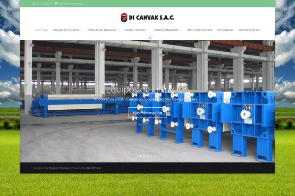 Divi theme site design template sample