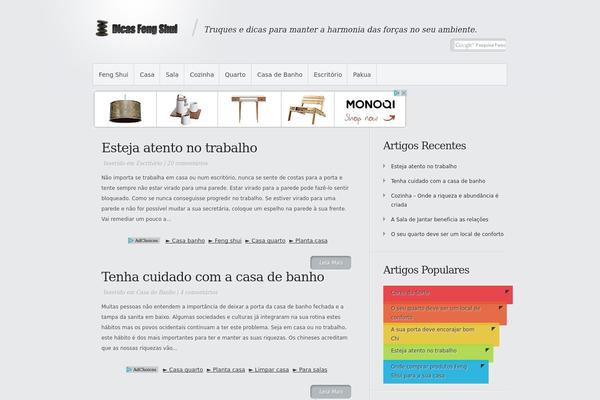 Minimal theme site design template sample