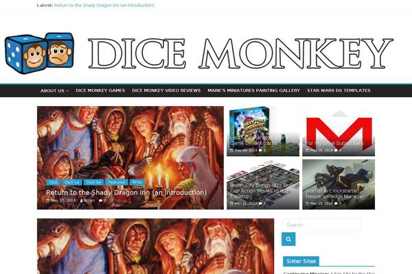 dicemonkey.net site used Aqueduct