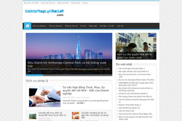 Sahifa theme site design template sample