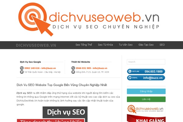 dichvuseogoogle.vn site used Dichvuseo