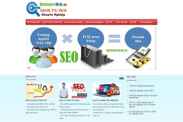 dichvuseo theme websites examples