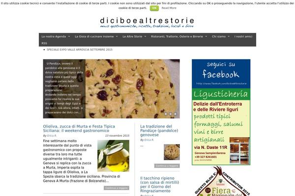 diciboealtrestorie.com site used Magazine Premium