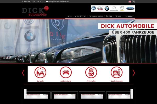 dick-automobile.de site used Dick-child-theme